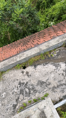 Urban explorer documents abandoned building complex in Mekarsari, Indonesia