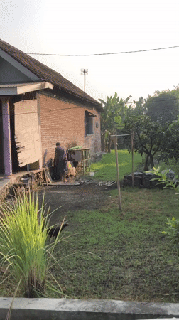 Morning routines and rural activity across two East Java villages