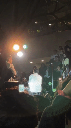 Night concert draws crowds in Central Jakarta