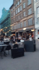 Evening documentation captures Riga street life, museums, architecture