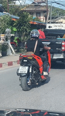Everyday street life documented in Baan Bo Phut, Thailand
