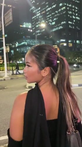 Nighttime street photography session captured in Central Jakarta
