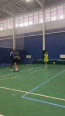 Mixed sports activities at Saint Petersburg indoor facility