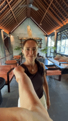 Art workshops and construction documented at Ubud resort venue