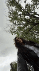 Woman Takes Selfie Video While Walking in Pleven