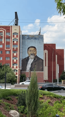 Summer day activities and public art captured in Almaty