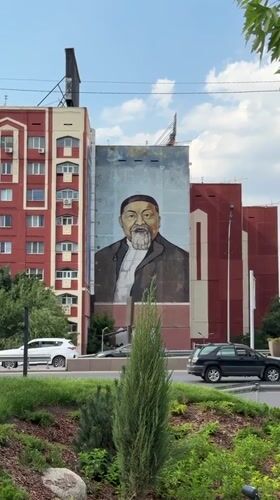 Summer day activities and public art captured in Almaty