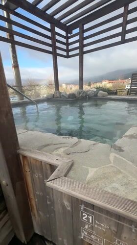 Resort guests document pool and spa facilities in Bulgaria