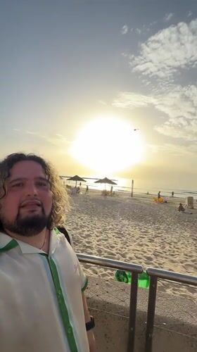 Man observed at multiple beach viewpoints in Netanya