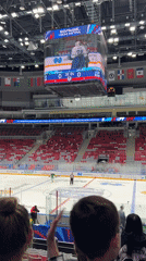 Hockey game underway at sparsely attended Sirius arena