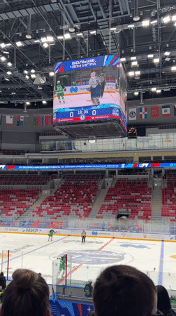 Hockey game underway at sparsely attended Sirius arena