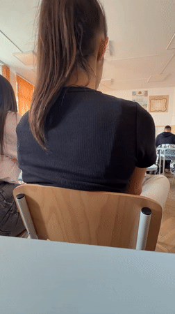 Students document ordinary classroom moments in Stara Zagora