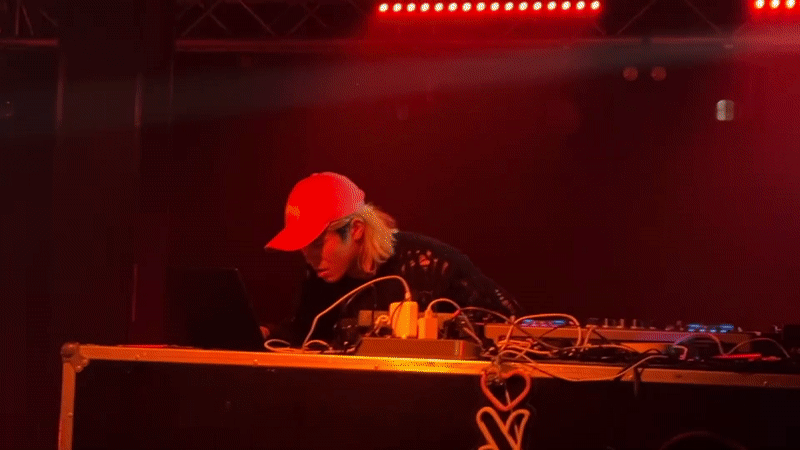 Late night DJ set at Milan nightclub draws dancing crowd
