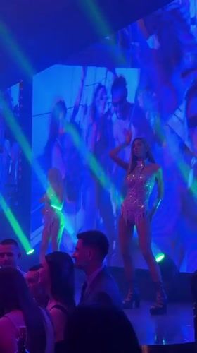 Nightclub event with dancers and dining captured in Velingrad