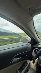 Morning drive through rural Bulgaria countryside captured on video