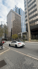 Morning moments in Perth: luxury car, cake break, urban views