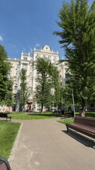 Peaceful park moments documented in Shcherbinka, Russia