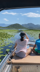 Boating through Prevlaka's reeds and open water