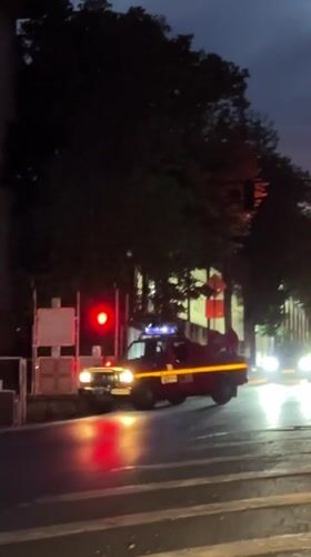 Fire engine responds to emergency call in Veliko Tarnovo