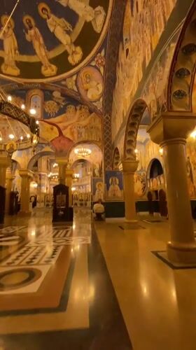 Orthodox Cathedral and Hotel Princess documented in Bar, Montenegro