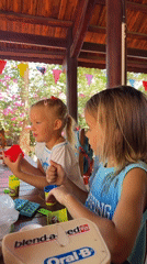 Family enjoys Play-Doh and photos during Mũi Né visit