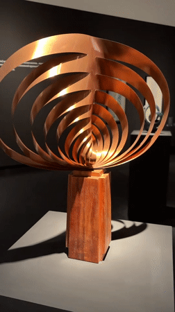 Inside a Kaliningrad gallery showing Russian avant-garde art