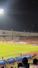 Nighttime Soccer Match Draws Cheering Crowds in Mexico City