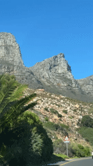 Cape Town mountain views and hillside development captured