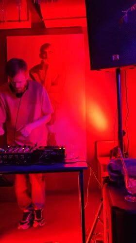 Late-night social event with DJ performance in Hrodna, Belarus