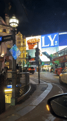 Evening London street life and social scenes documented