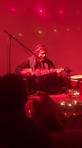 Musician performs intimate stringed instrument concert in Ein Shemer