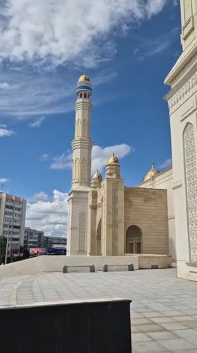 Morning documentation of Nur-Astana Mosque in Kokshetau, Kazakhstan