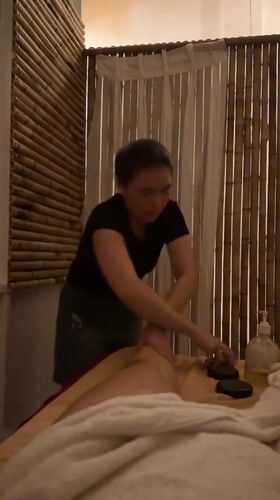 Inside a bamboo-decked Vietnamese spa on a quiet afternoon