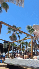 Beach resort day in Katerini Municipality, Greece