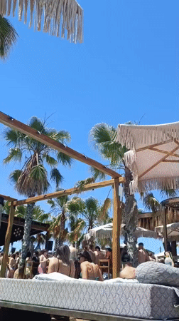 Beach resort day in Katerini Municipality, Greece