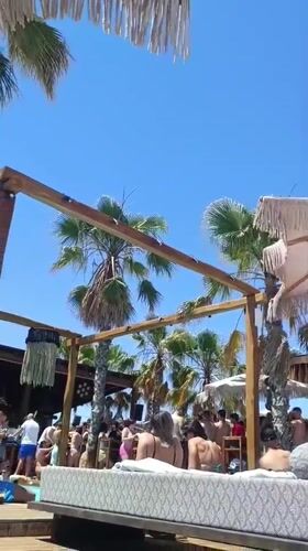 Beach resort day in Katerini Municipality, Greece