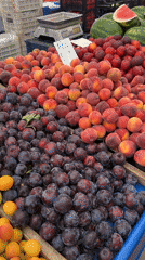 Morning market shopping documented in Fethiye, Turkey