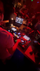 DJ performs at Tianhe District nightclub