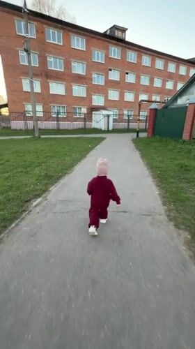 Mother and toddler spend afternoon at Reshetnikovo playground
