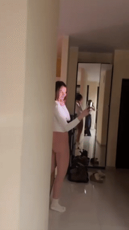 Two women cook crepes, document wine dinner in Warsaw