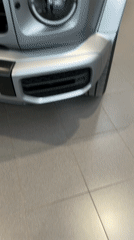 Mercedes G-Wagon models displayed at Berlin dealership showroom
