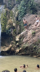 Evening recreation documented at Venezuelan waterfalls and rural areas