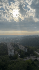 Aerial views capture Sochi's coastline and skatepark from above