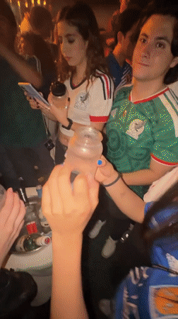 Early morning celebration captured on video in Monterrey