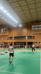 Daily life scenes captured across Chongqing include badminton, walking