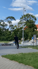 BMX tricks and mall browsing on a Poznań afternoon