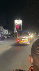 Nighttime streets and Yunjabei Group HQ, Dar es Salaam
