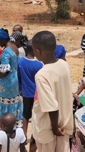 Community gathering observed in Narayi Nigeria Sunday morning