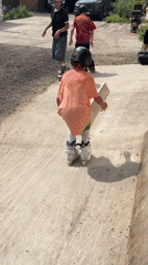 Rollerblade session at a DIY ramp spot in Divnogorsk