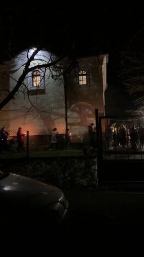 Candlelit vigil held at church in Karlukovo, Bulgaria